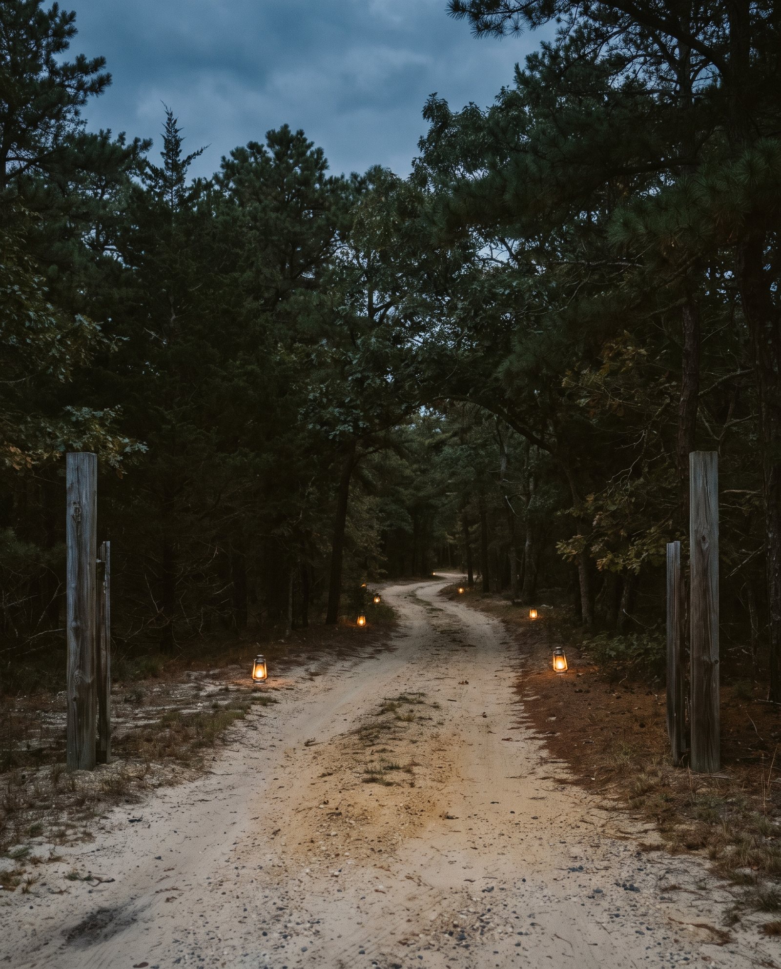 The forest approach. An intentional transition from the world into the trees.